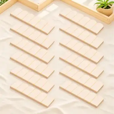 

24 Pcs Roof Accessory Wooden Tiles for House Miniature Decor Realistic Detail Christmas Supplies Small Size