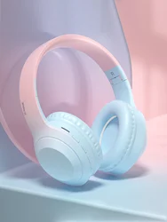 Headset Wireless Headset, Long Life, Foldable, Low Latency Gaming Noise Cancelling Wireless Headset