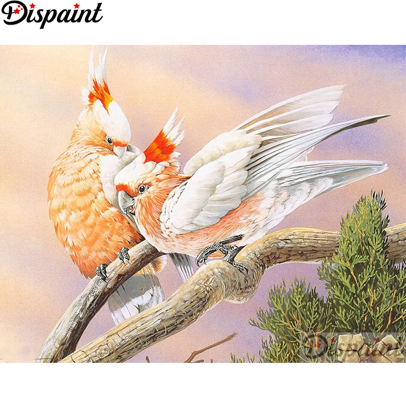 

Dispaint Full Square/Round Drill 5D DIY Diamond Painting "Animal bird scenery" 3D Embroidery Cross Stitch Home Decor Gift A12301