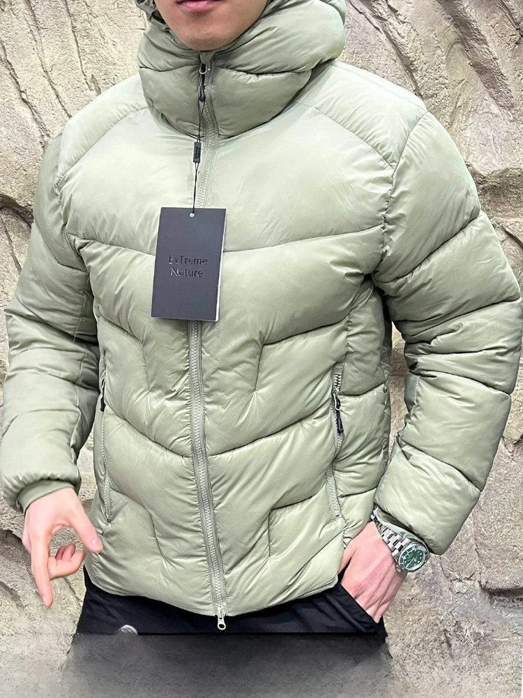 Extreme Warmth And Puffiness 5000 Series Waterproof And Windproof Winter Outdoor Unisex Hooded Cotton Jacket Youth Fashion