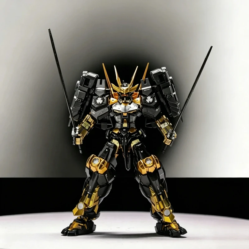 

HG 1/144 Sengoku Astray Musha Gunpla Black Gold Spray-Painted Assembly Model Kit SEED Astray Action Figures Samurai Mecha Toy