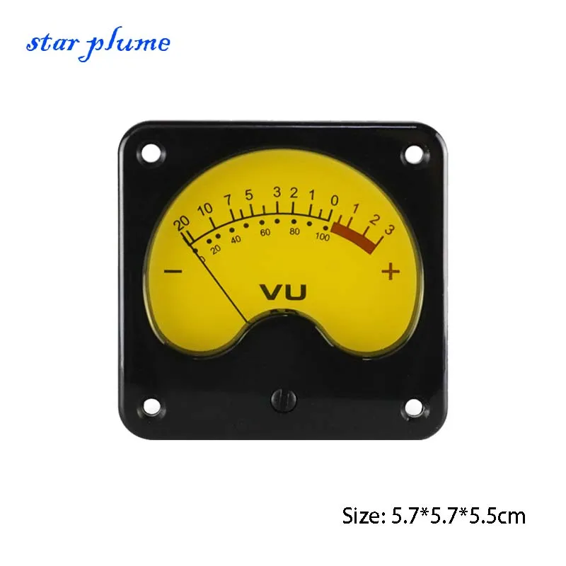 Amplifier Audio Pointer VU Meter With Backlight High-precision Ammeter TR-57 VU Meter For Audio Level DIY Tube Amplifier Header