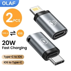 OLAF USB C 어댑터, 라이트닝 암 변환기, 아이폰 15, 샤오미, 삼성 라이트닝 충전기, 모바일 액세서리