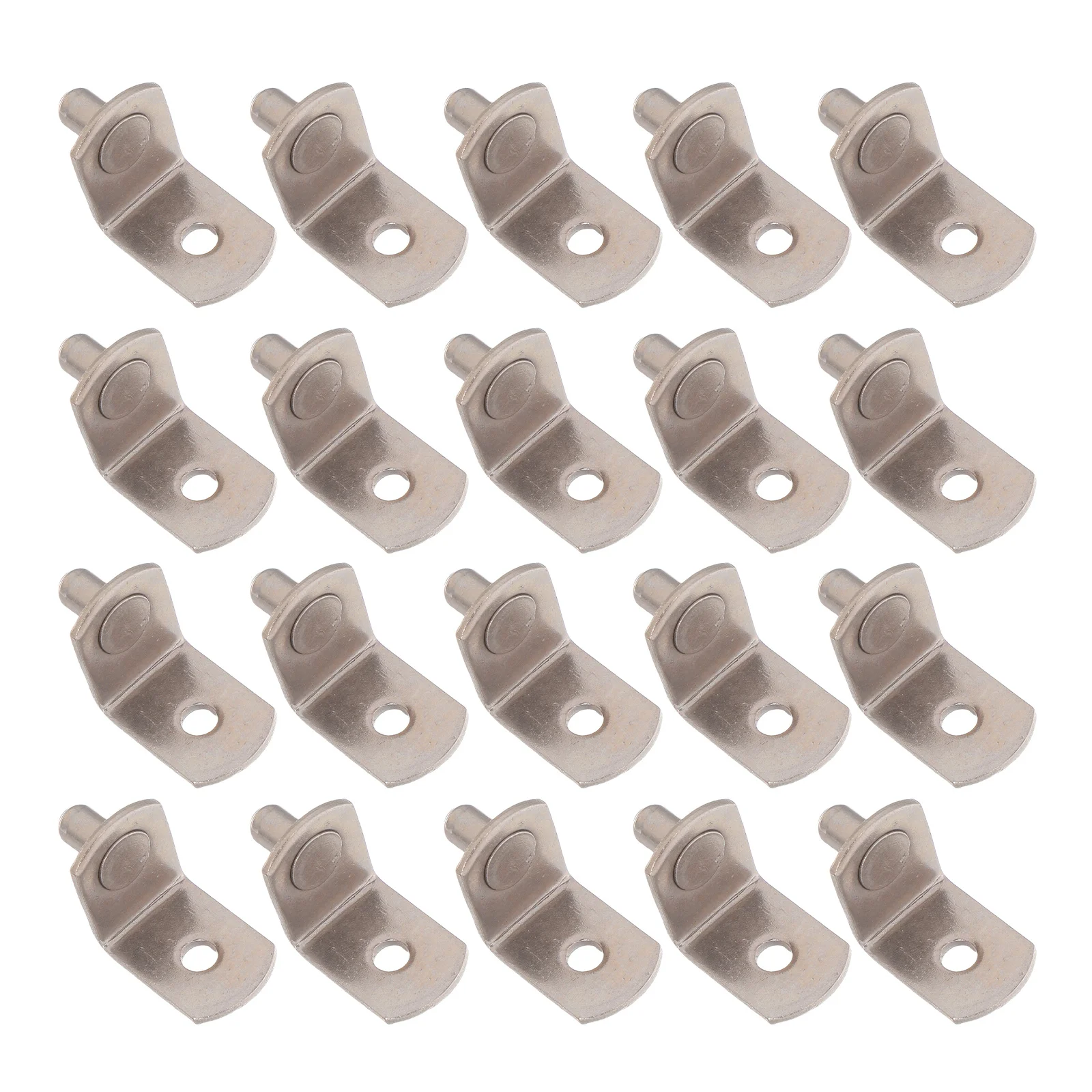 100 قطعة من دعامات الرف غير المرئية: أوتاد دعم مخفية شديدة التحمل لخزانة الكتب الخشبية الزجاجية وحاملات مقاطع التركيب ذاتية الصنع