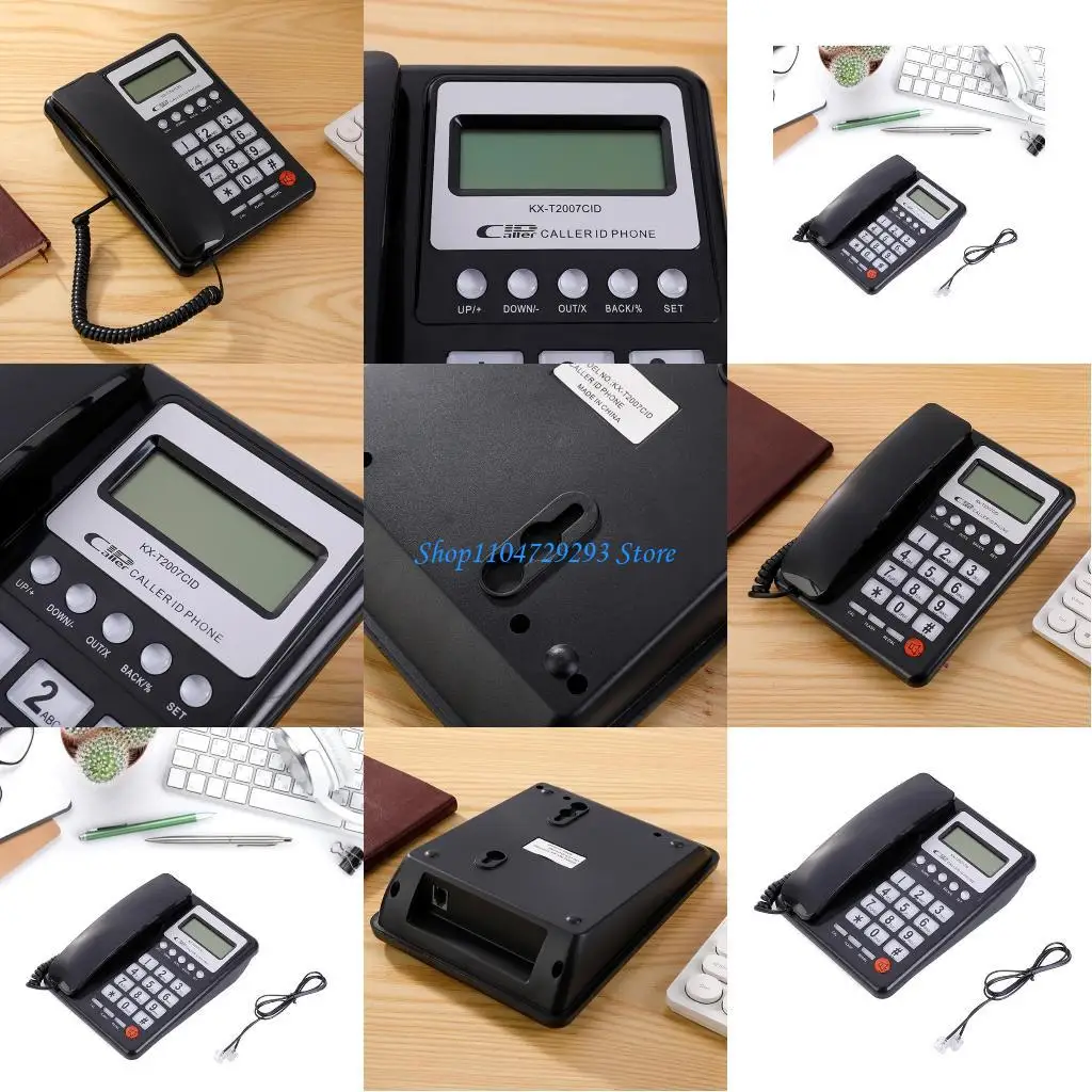 Y2GD Fixed Telephone Clear Display Screen CallerID Supports Speed Dial