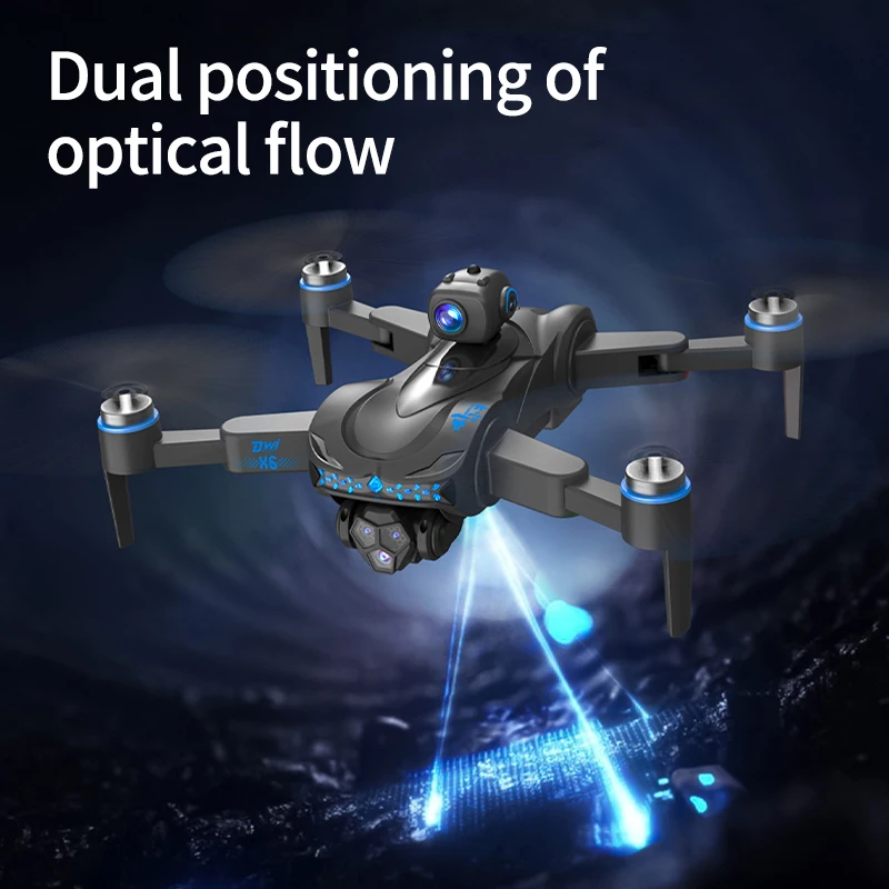 DWi NEW X6 fixed-high general airdrop dual-photometer electric-controlled barrier-avoiding drone large-screen RC drone toy gifts