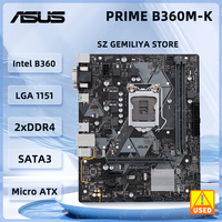ASUS PRIME B360M-K Motherboard Intel B360 LGA 1151 DDR4 32G Micro ATX support Core i3-8100 9300 8600 9400F 8700 9900 G5500 cpu