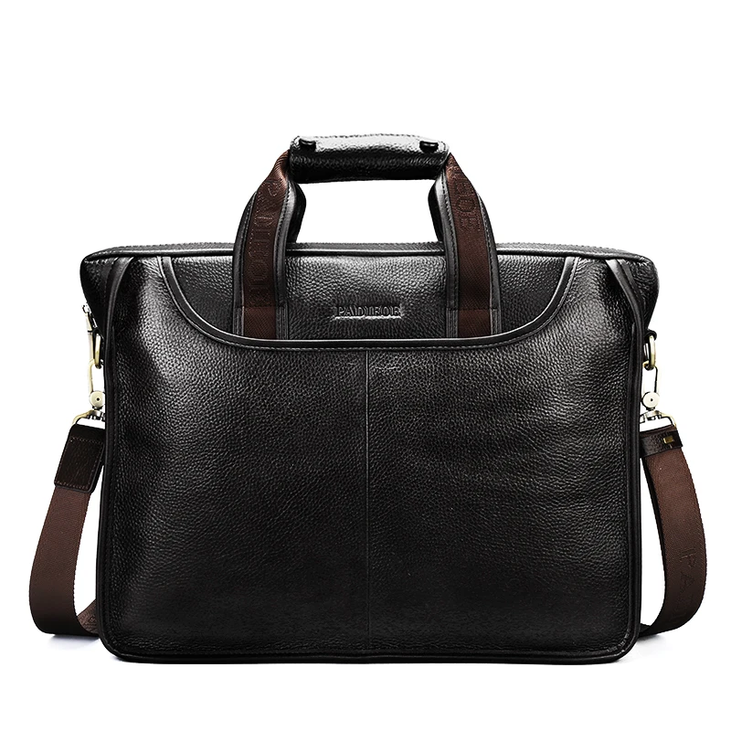 Business men\'s bag Leather handbag Men\'s bag New Briefcase Men\'s shoulder bag Computer bag