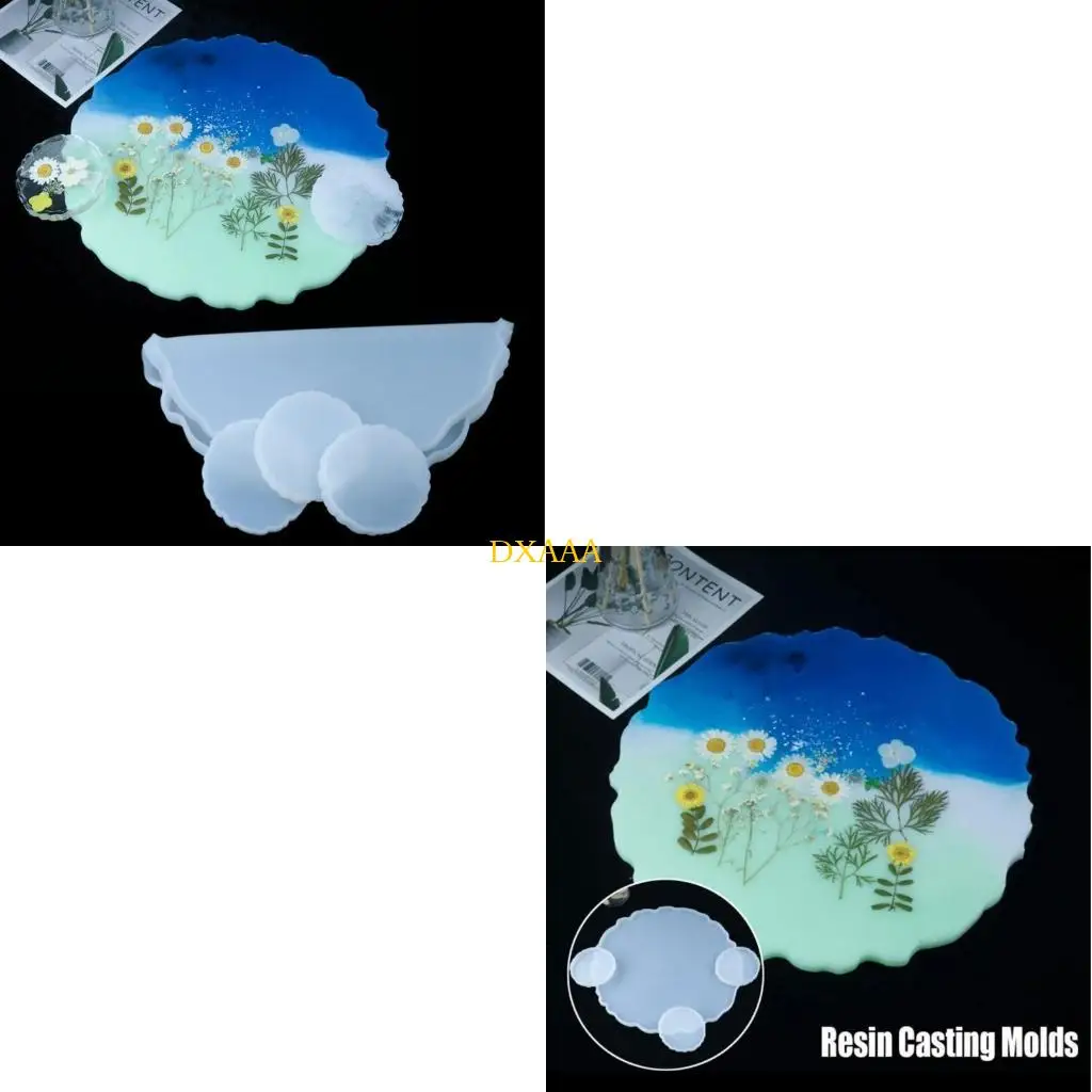 DXAA Molds for Resin Casting Silicone Molds Making Cups Mat Home Decoration
