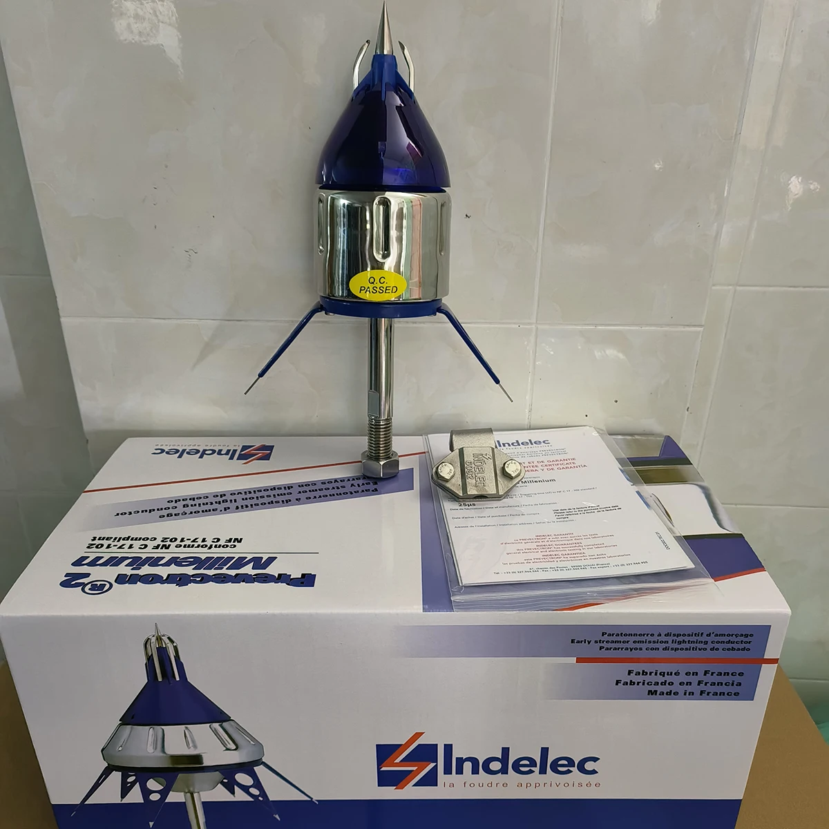 INDELEC Pre-discharge Lightning Rod (S6.60 2PCS S4.50 2PCS TS2.25 1PCS)