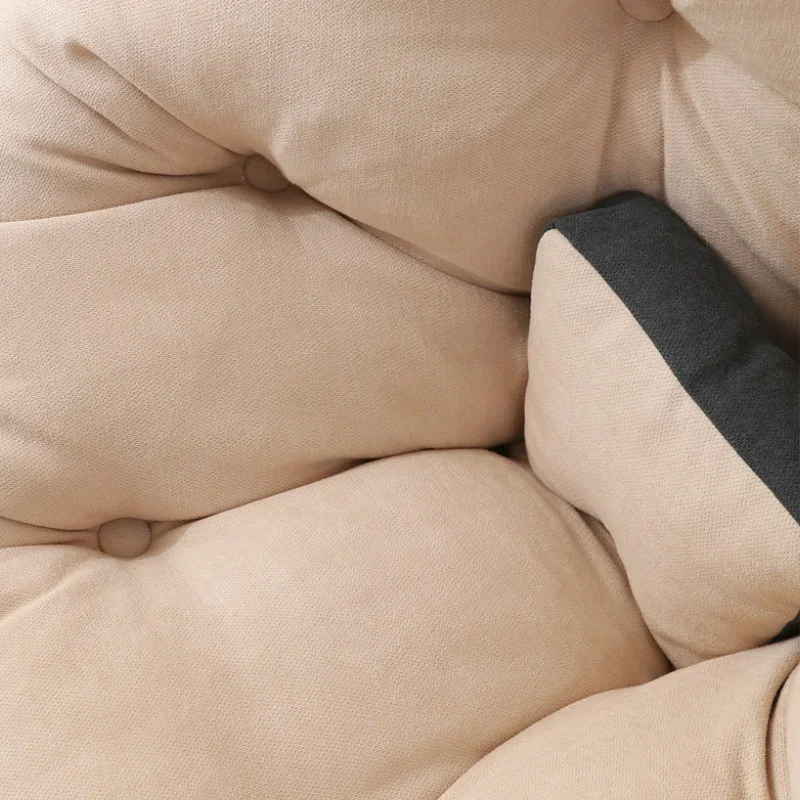 Kursi Bean Bag dewasa, dengan pengisi multi-fungsi Sofa malas lipat Gaming alas kasur Futon kursi malas dekorasi nyaman image 4