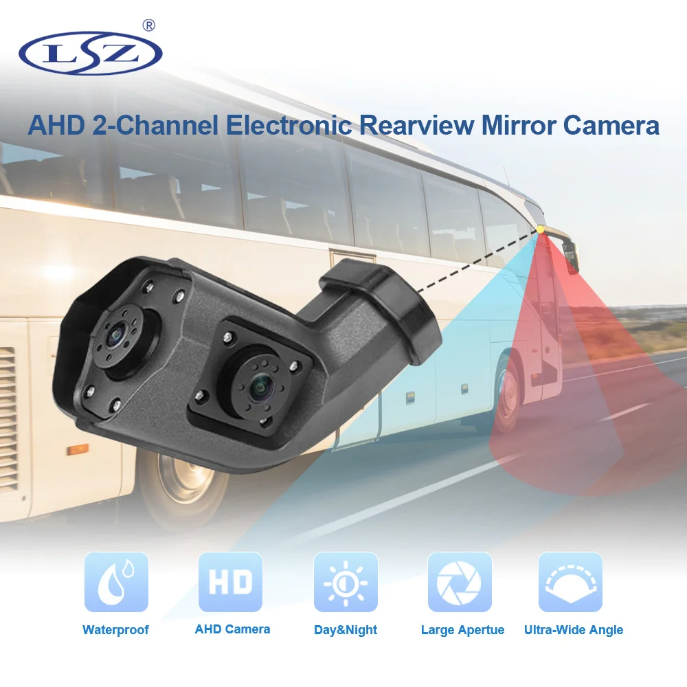 12.3 Inch Wireless Camera Monitor Suit Touch Screen China Car Reverse Aid With Monitoring Sensors & 2CH Rearview Mirror Camera