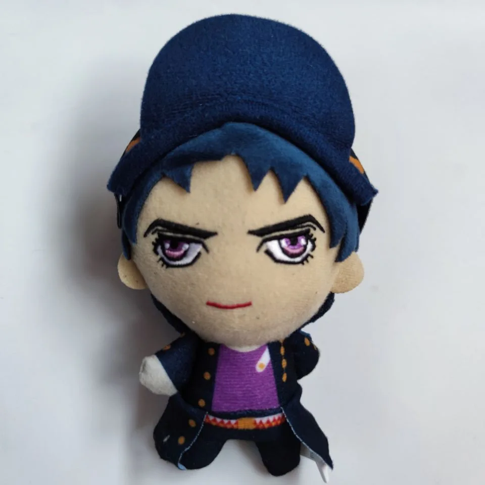 13cm Anime JoJos Bizarre Adventure Bruno Buccellati Kujo Jotaro figure Plush Doll Toy Anime Kawaii doll Gifts