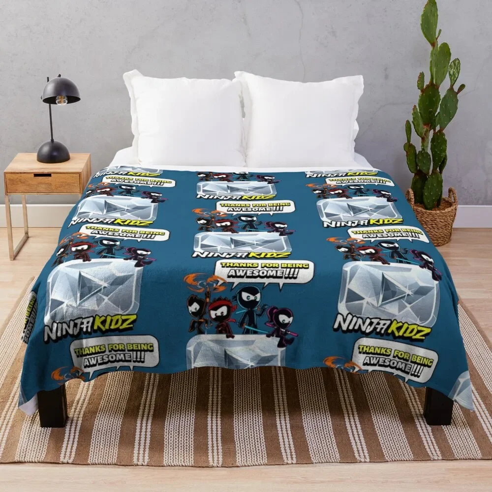 

Ninja Kids Merch Ninja Kidz Diamond Awesome Throw Blanket Custom Blankets For Baby Blankets