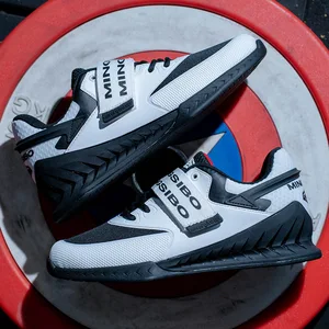 Hakenschleifengewichtslebensapats für Männer und Frauen, Squat Stiefel im Fitnessstudio, harte Zug, weiße und schwarze Schuhe, Größe 36-46, Marke 12 Hauptverkaufsschuhschuh - №8