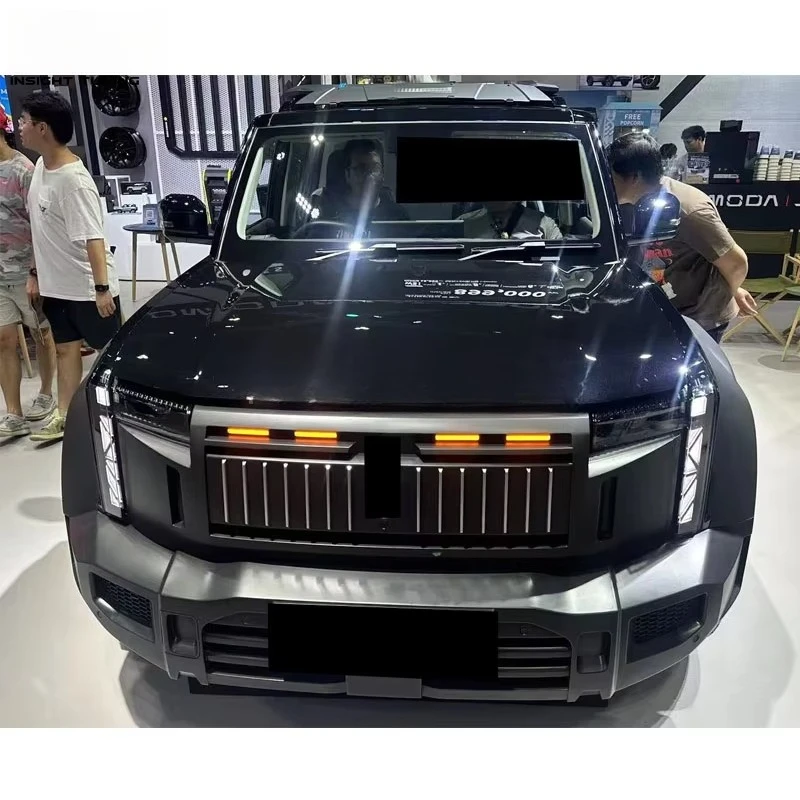 New Good Fitment PP Plastic Bumper Fender Grille Side Skirt Bodykit with Clips for Chery Icar 03 2024 Car Accessories Clip-on