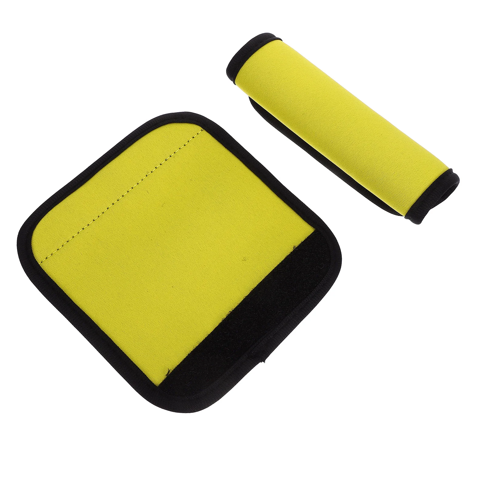 2 Pcs Dumbells Horizontal Bar Pad Accessories Grip Pads Gym Supply Barbell Grips Yellow Anti-slip Fitness