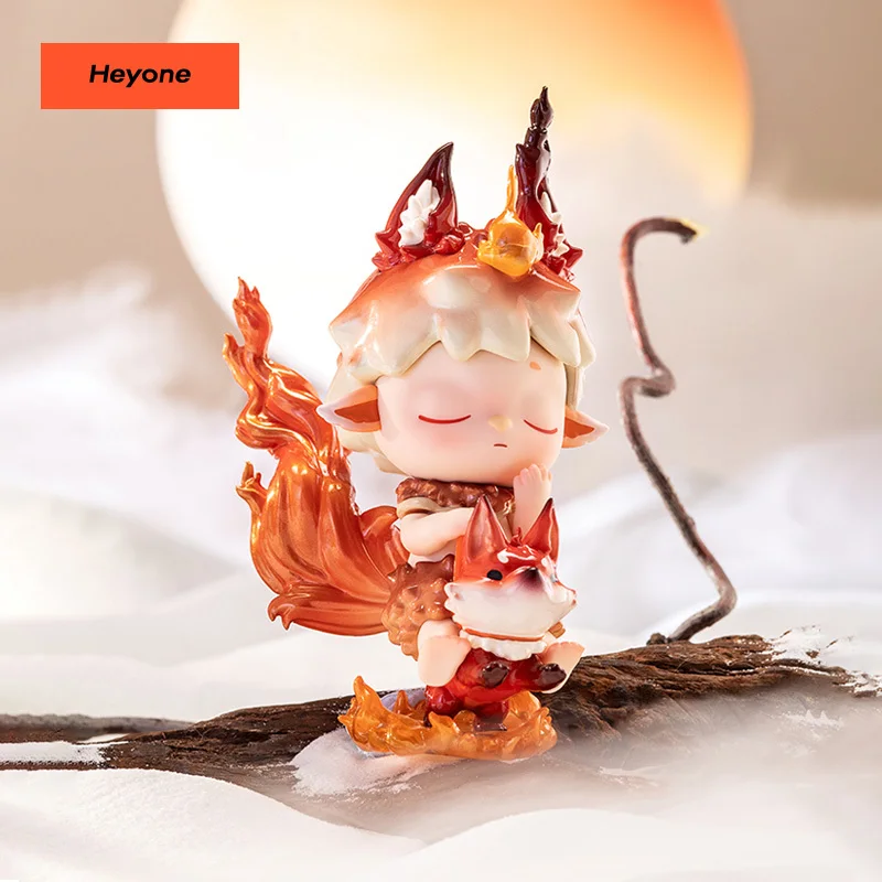 Heyone Black Play Mimi Natural Poetry Series Girl Mysterious Box 2024 New Model Trendy Play Handmade Ornaments Christmas Gift