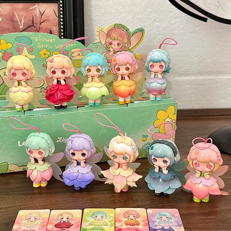 

Ziyuli Flower Spirit Whisper Blind Box Ziyuli Action Figure Surprise Bag Fairy Anime Doll Mystery Box Pendants Blindbox Toy Gift
