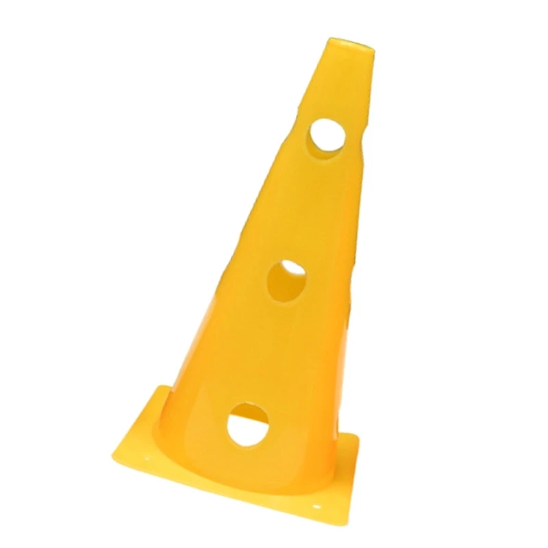 5 Pcs Football Sign Bucket Plastic Safety Cone Soccer Training Marker Obstacle Cones Football Training Maker Bucket