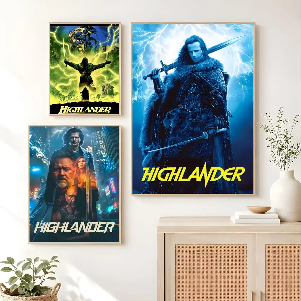 Epic Timeless Movie Highlander Poster For Bedroom Living Room Home Decor Festival Gift Birthday Present