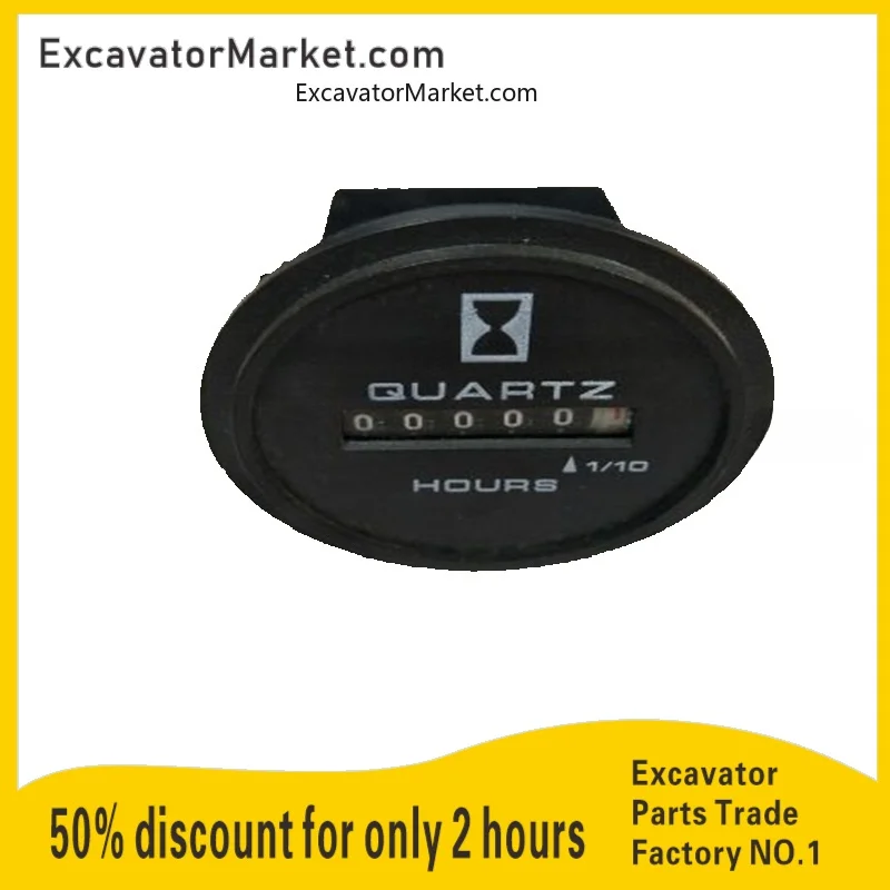 For Kobelco Sk200-8 210-8 260-8 Excavator Hour Meter Timer Working Hour Meter Timer Excavator Accessories Excavator Accessories