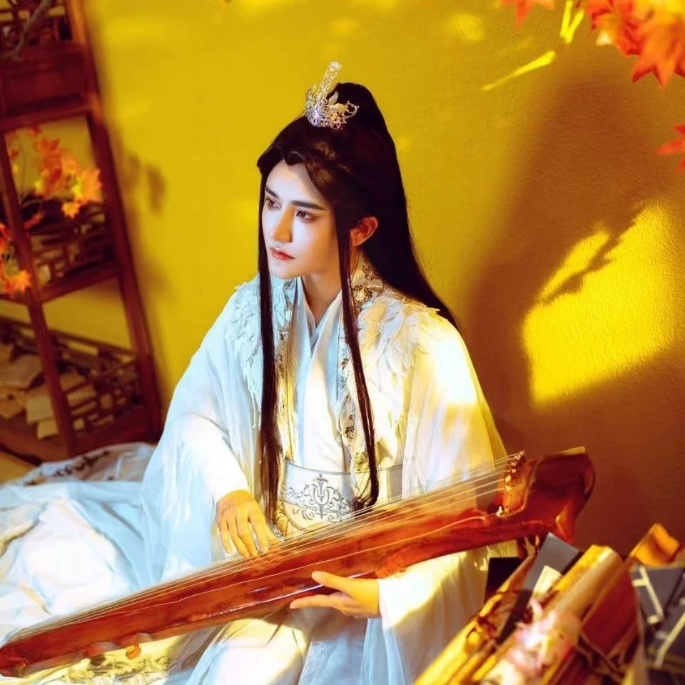 Er Ha and His White Cat Master Chu Wanning Cosplay Ancient Costume Heaven Official's Blessing TGCF Xie Lian Set