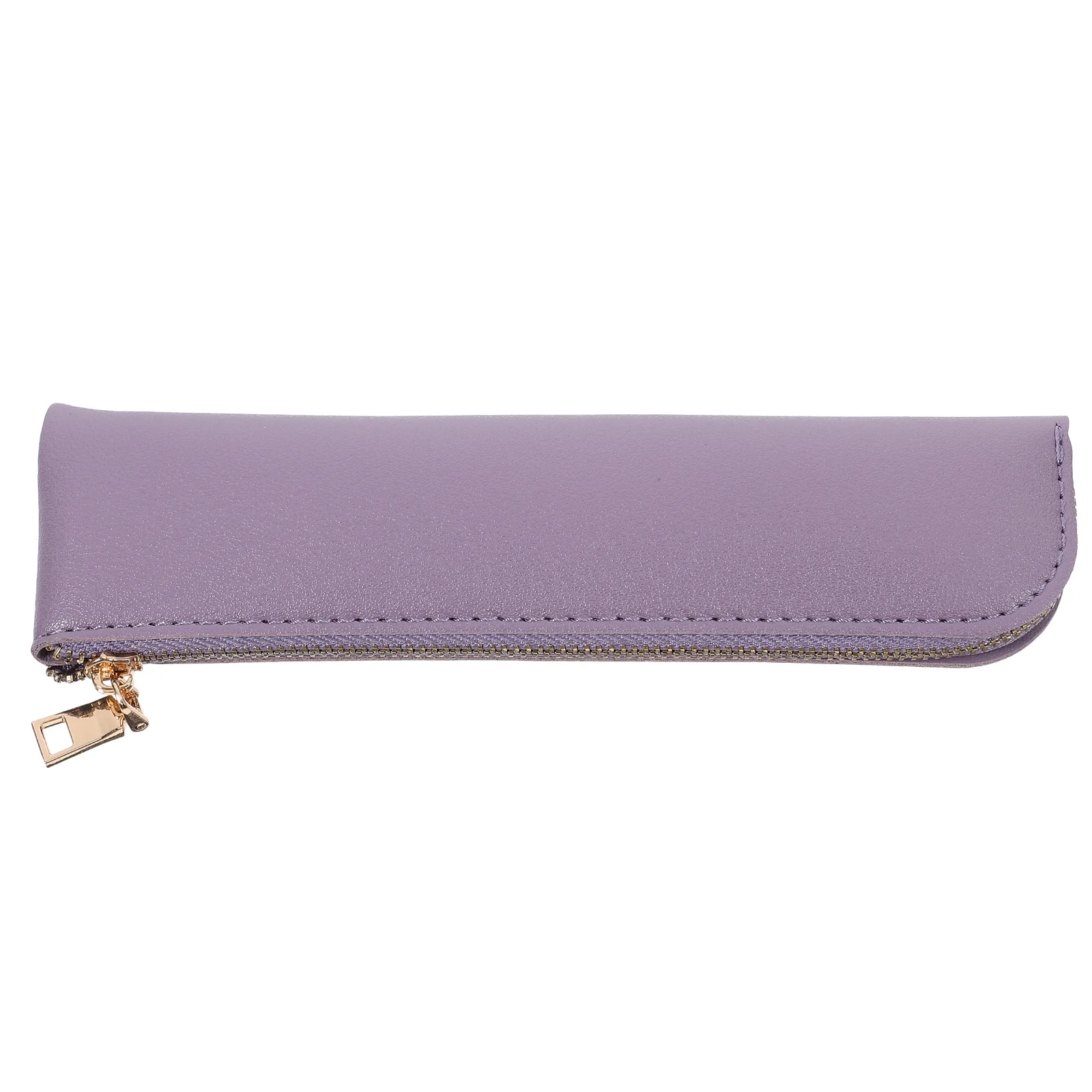 

Vintage Solid Color Large Capacity Pencil Case Multi-Function Portable Stationery Holder Zipper Pen Storage Bag for Adults