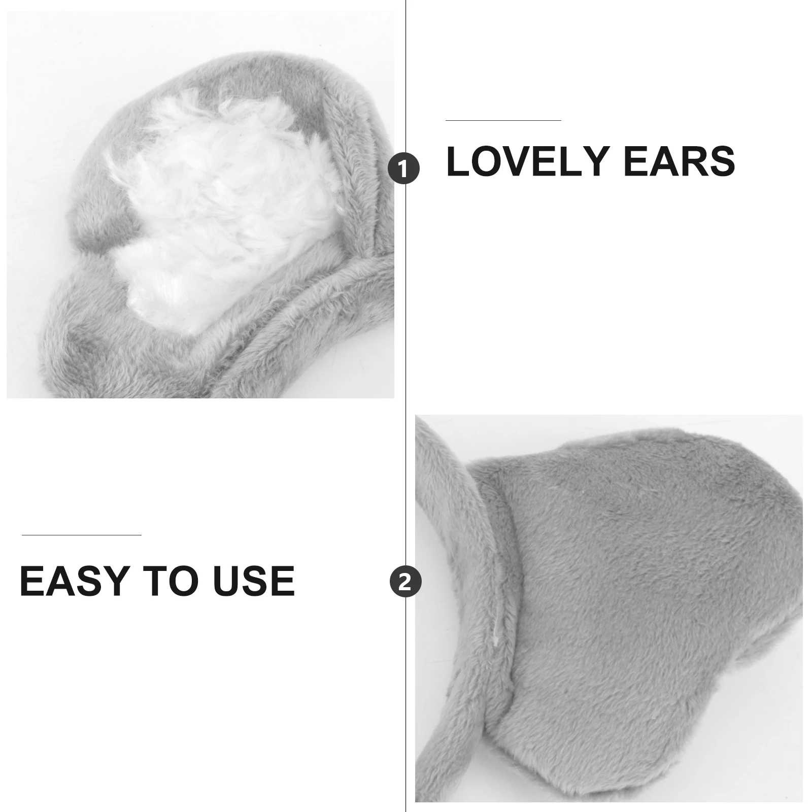 

1PC Cute Koala Ear Headband Festival Hair Decoration Masquerade Costume Accessory