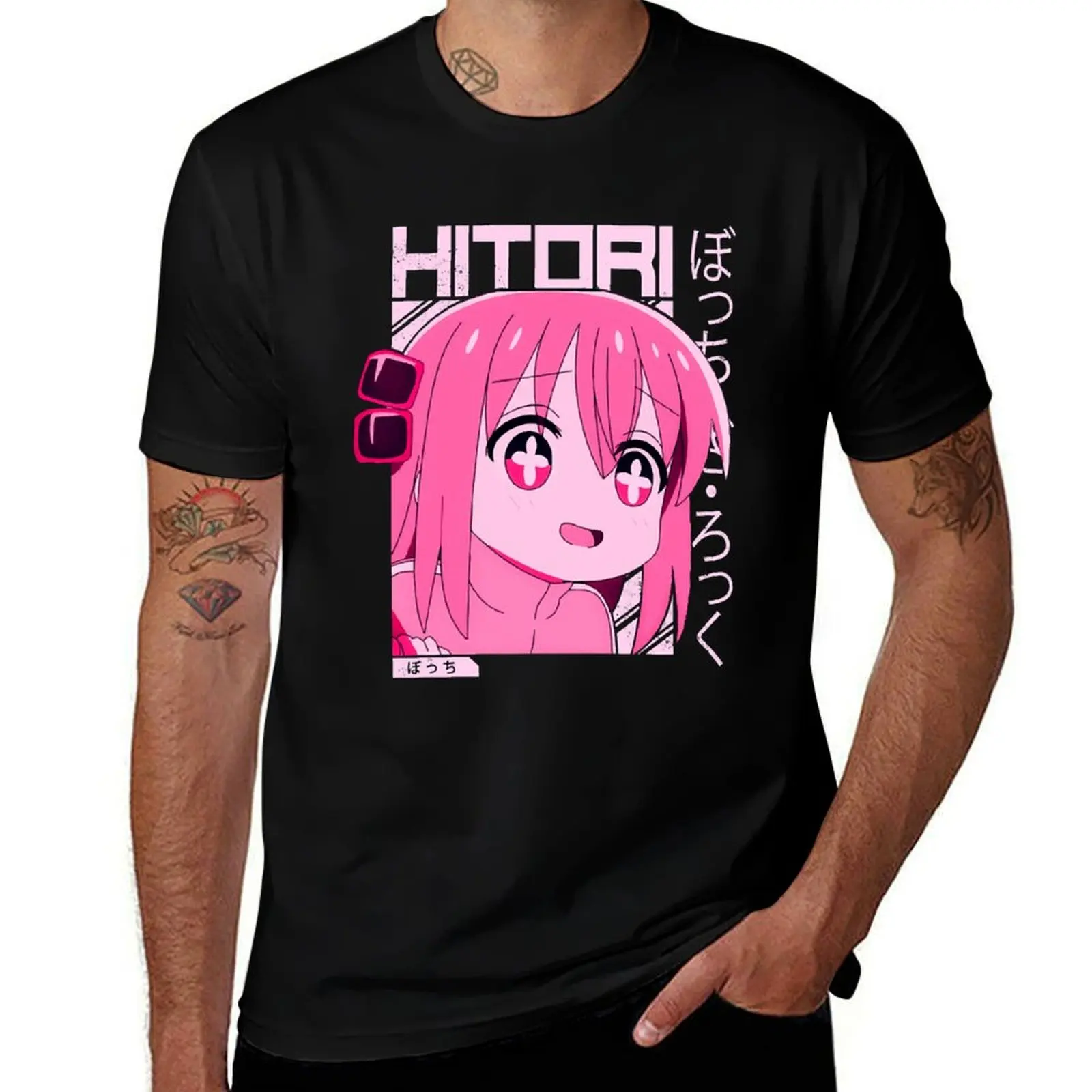 Bocchi, The Rock! Hitori Anime T - T-Shirt Casual Streetwear Short Sleeve Tee T-Shirt
