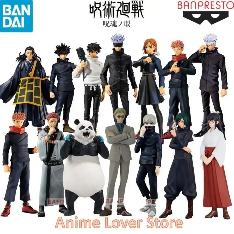 Bandai Banpresto Original Jujutsu Kaisen Itadori Yuji Satoru Gojo Fushiguro Megumi Sukuna Kugisaki Nobara Anime Figures Toys