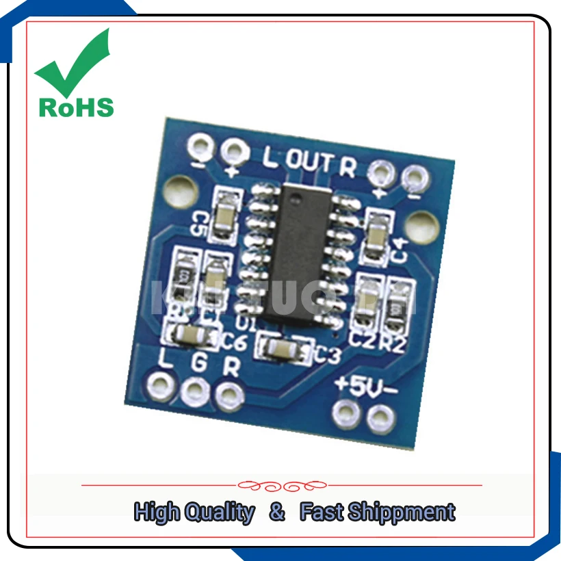 PAM8403 power amplifier board 2 * 3W D class efficient 2.5V ~ 5V USB power supply module module