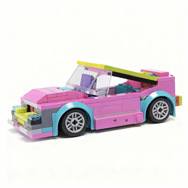 166pcs MOC Icons Cool Coupe Model Building Blocks Christmas Gift Collection Education Creative Idea Assemble Art Birthday 3D