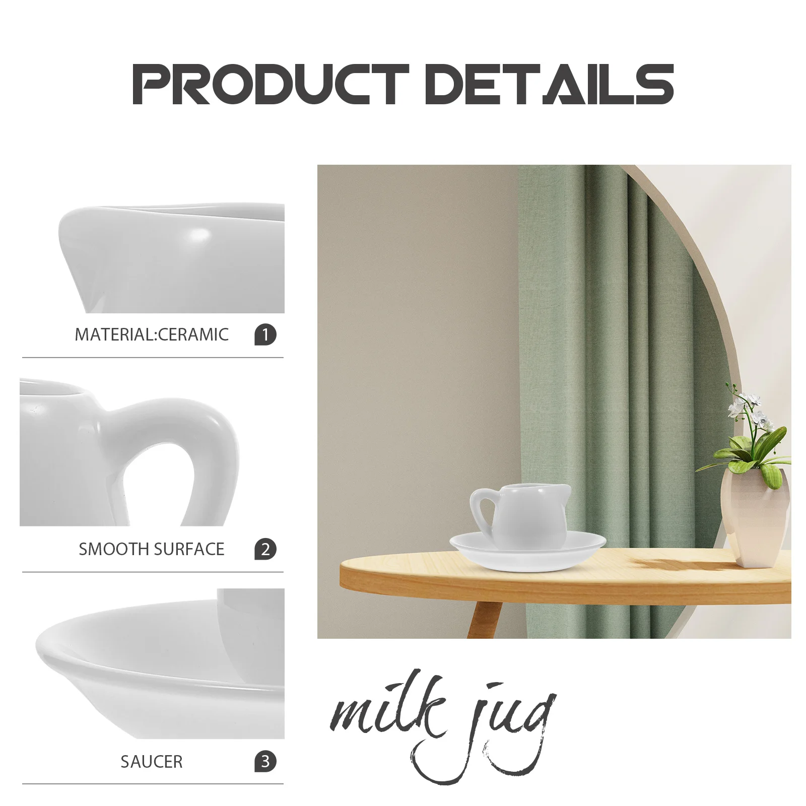 Ceramic Milk Jug Gr… - image