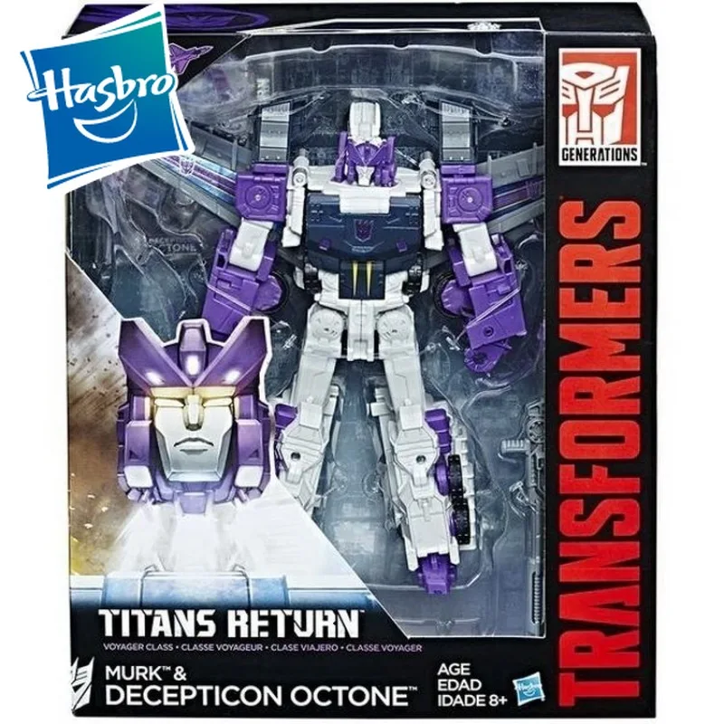 

In Stock Original Hasbro Transformers Murk Decepticon Octone Action Figure Toys Doll Collection Model Hobby Toys Gift