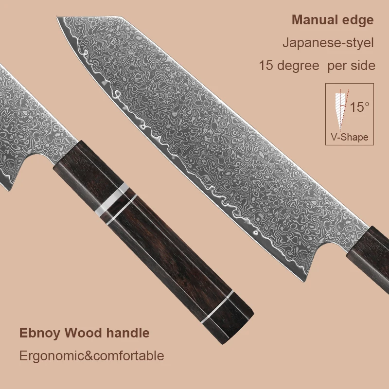 Japanese Kiritsuke Chef Knife Set 4
