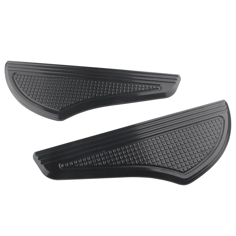 2Pcs Black Non-Slip Front Floorboards Foot Peg Fit For  Dyna Touring Softail Replacement