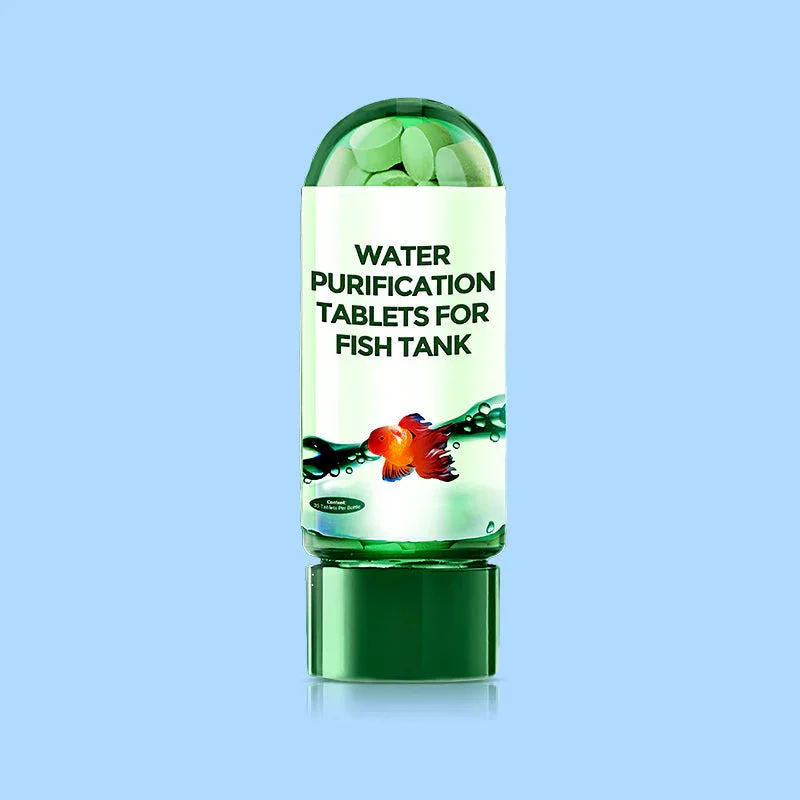 

Water Purification Tablets Eco-Friendly Aquarium Water Purifier Fast-Acting Fish Tank Cleaning Solution Aquarium Water Clarifier