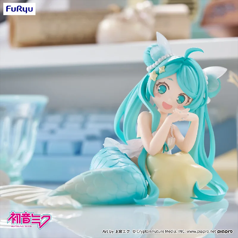 Figurine d'anime Furyu Hatsune Miku, version princesse sirène. Figurines d'action de fée de bureau Vocaloid, jouets, modèle en PVC, collection de poupées