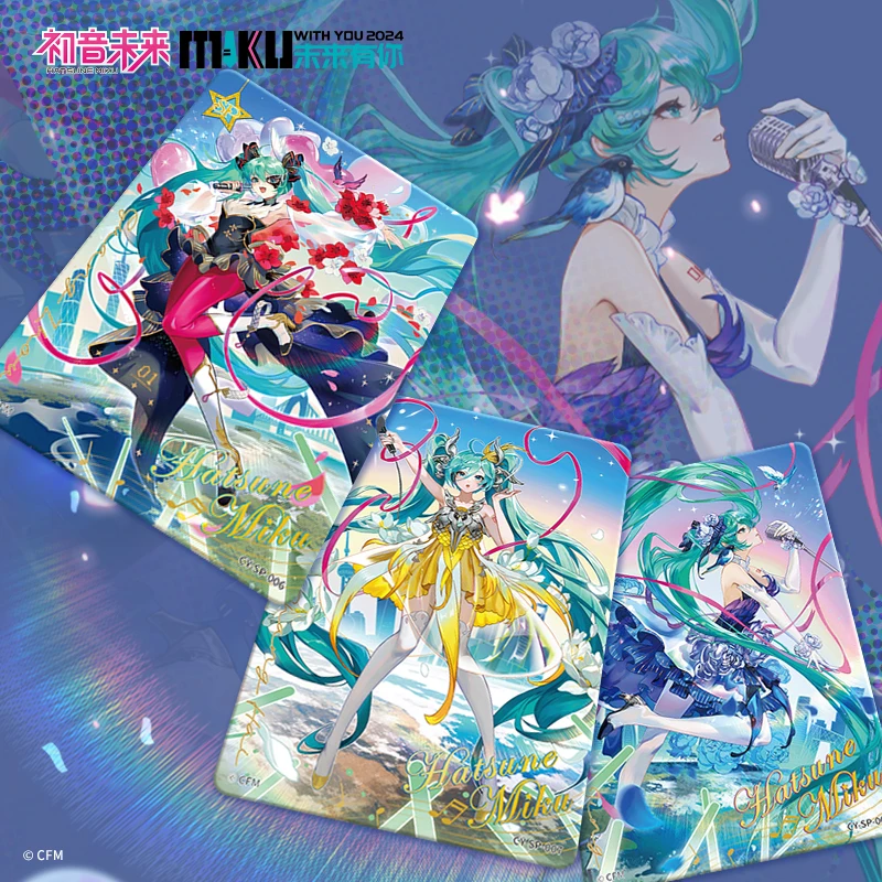 Carta da collezione originale kyou Hatsune Miku Card First See Package Future Se Small Card Genuine periferiche Card Package Card