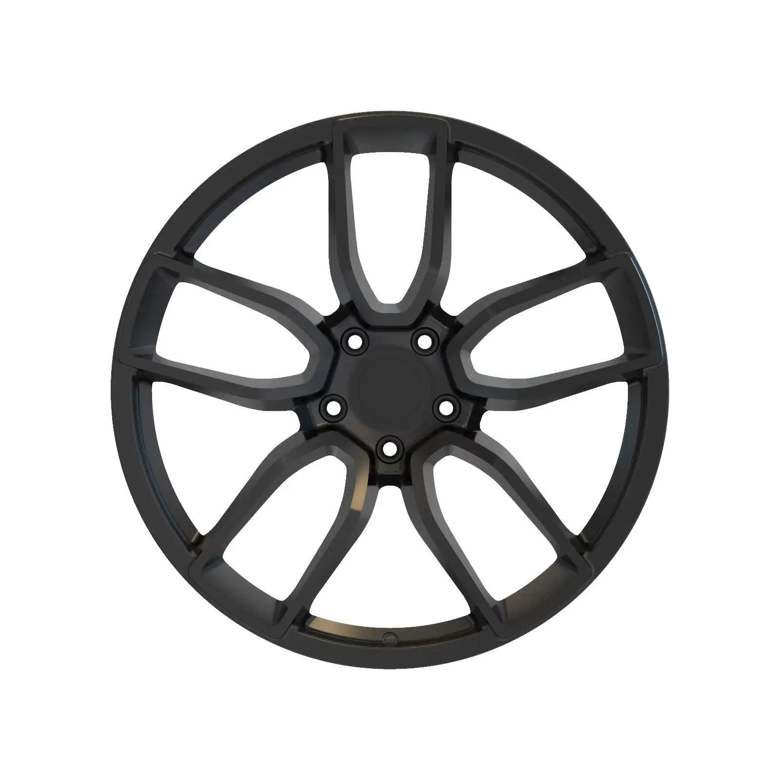 Professional Customized 20x10/ PCD5x127 Forged 6061-T6 Aluminum Alloy Wheels Double Five Spoke Car Rims For Dodge Challenger
