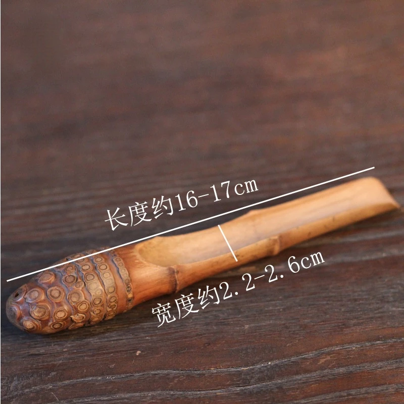 Natural Bamboo Root Tea Spoon Caddy Spoon Tea Spoon Handmade Kung Fu Tea Ceremony Utensils Root Carving