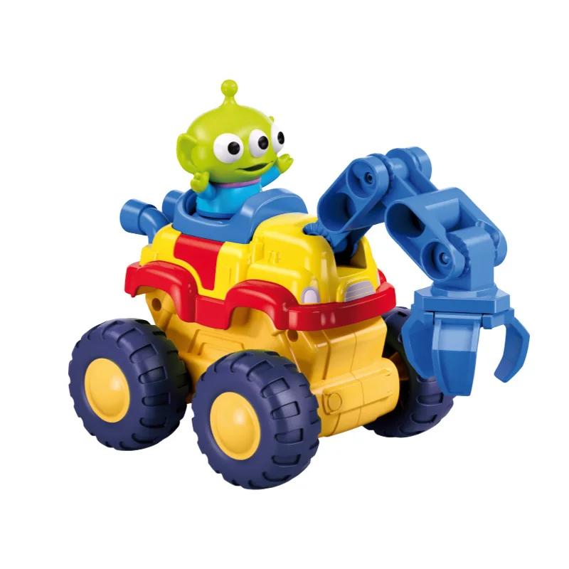 PLEYERID Disney Mickey & Toy Story automodellen, officieel gelicentieerd voertuig en racer doe-het-zelf bouwpakket, educatief kerstcadeau