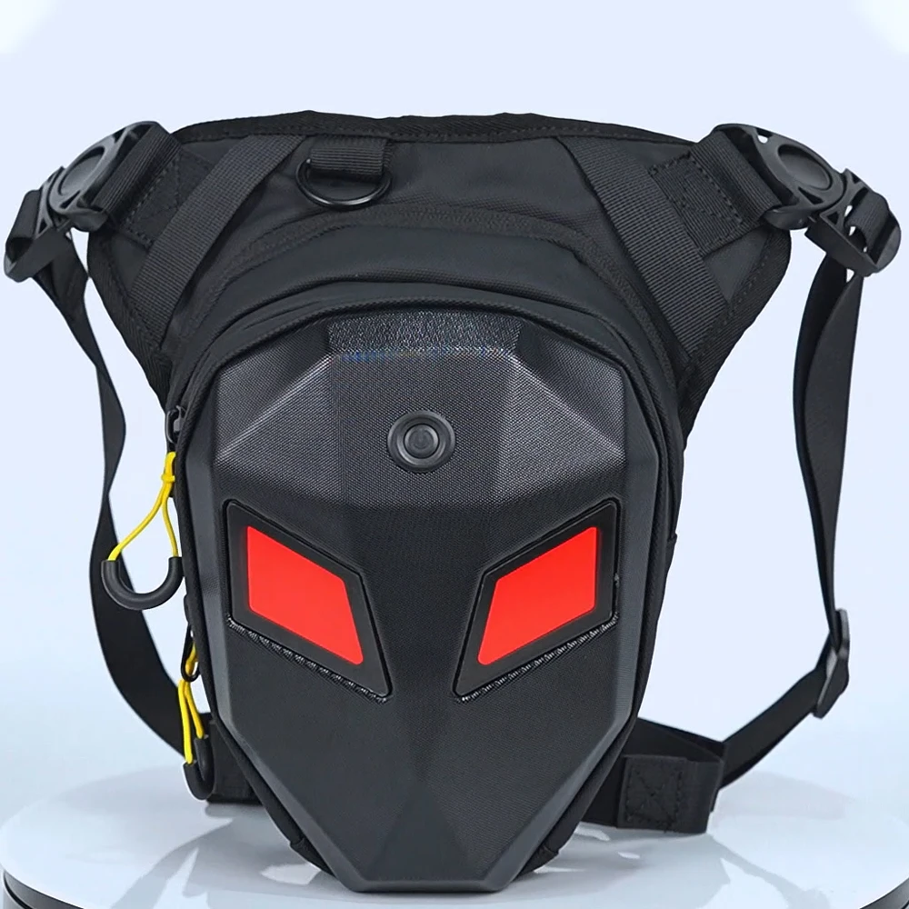 

Flash Eyes Motorcycle Drop Waist Leg Bag Cycling Leg Bag Eye Thigh Belt Hip Bum Waterproof Motorbike Travel Purse Fanny Pack Bag
