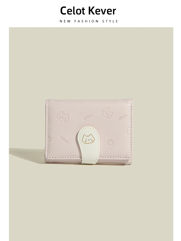 cute-pattern-wallet-style-cartoon-design-multi-card-slot-compact-size-pu-leather-wallet-for-youth-girls