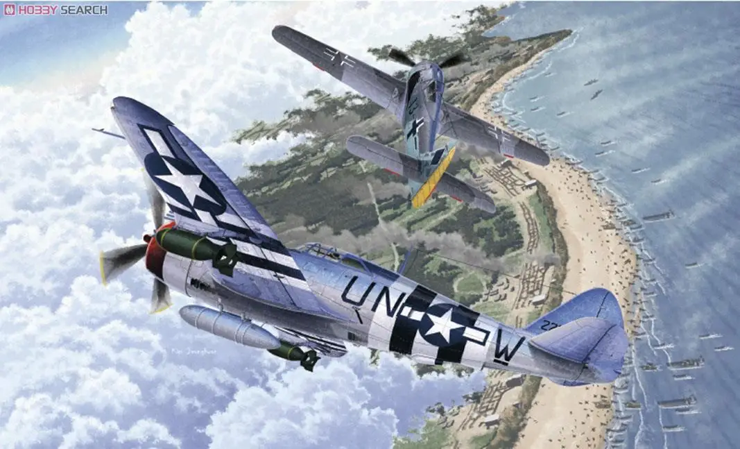 Academy 12513 1/72 P-47D & Fw 190A-8 [The Normandy Landings 70th Anniversary]