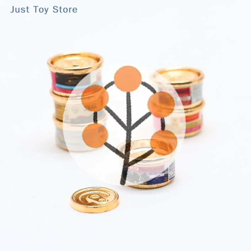 

[JT] 1/5 шт. 1:12 Масштабная модель консервной банки для корма для кошек и собак, имитация, игрушки для ролевых игр, товары для кукольного домика, декор для дома