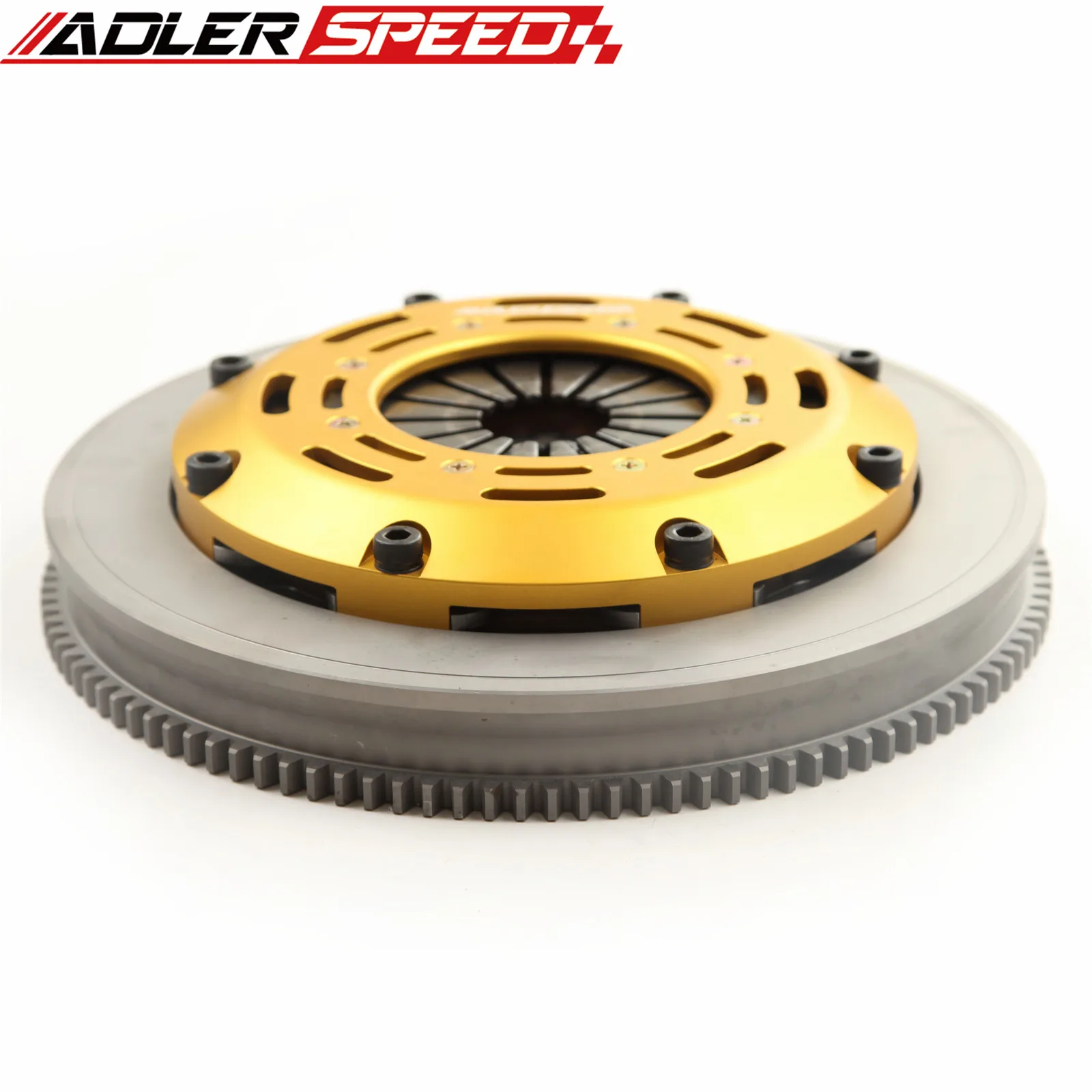 ADLER SPEED RACING TWIN CLUTCH KIT + HEAVIER FLYWHEEL FOR MITSUBISHI LANCER EVO 4 5 6 7 8 9