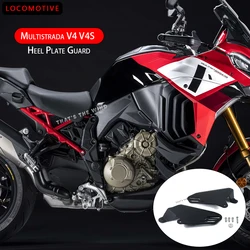 FOR Ducati Multistrada V4 V4S 1100 2021-2023 Motorcycle Accessories CNC Aluminum Cover Multistrada V4S 2023 Heel Plate Guard