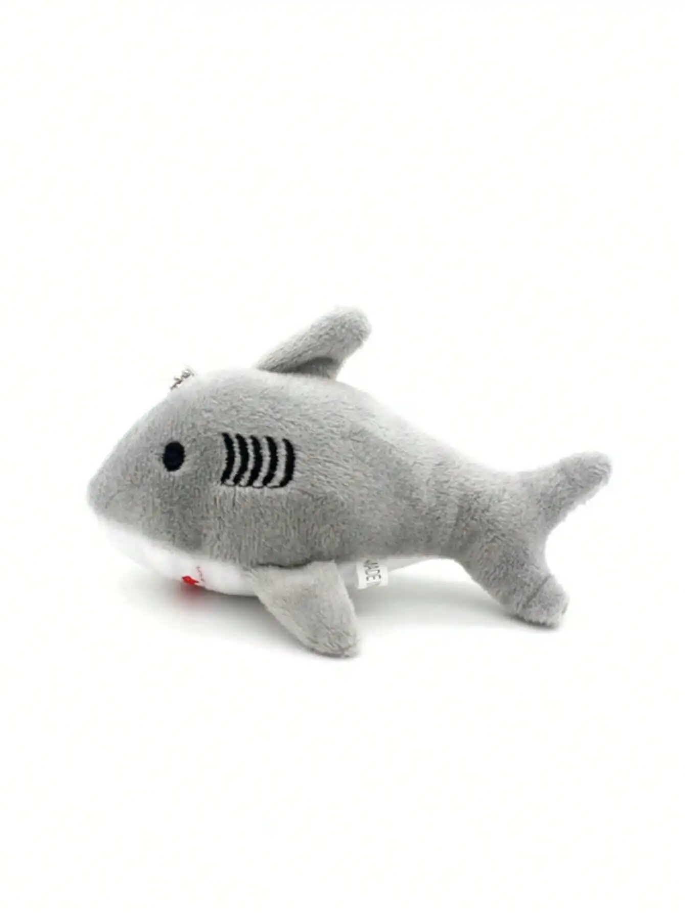 1pc Cute Personality Plush Grey  Keychain, Fashionable Bag Decoration And Key Ring Pendant